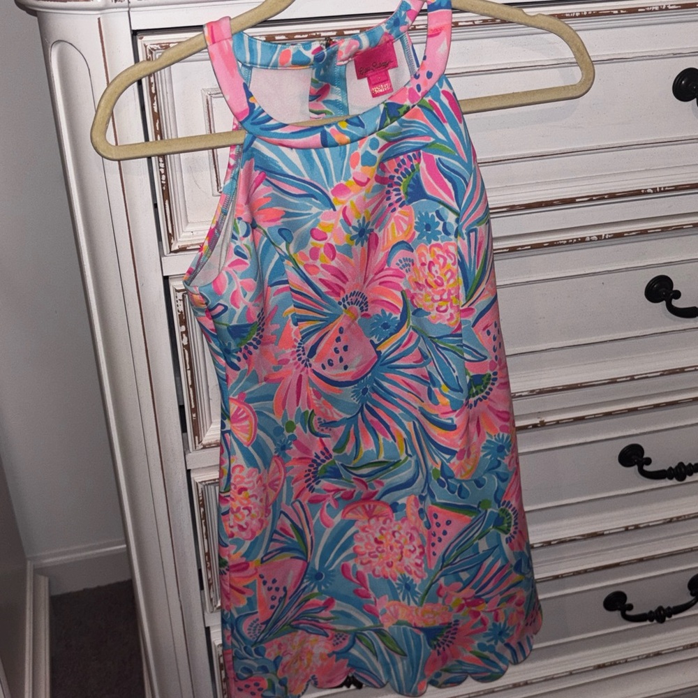 Lilly Pulitzer Pink and Blue Kids Dress